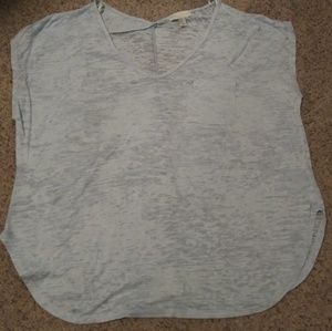 Blue Forever 21 Plus Size Shirt